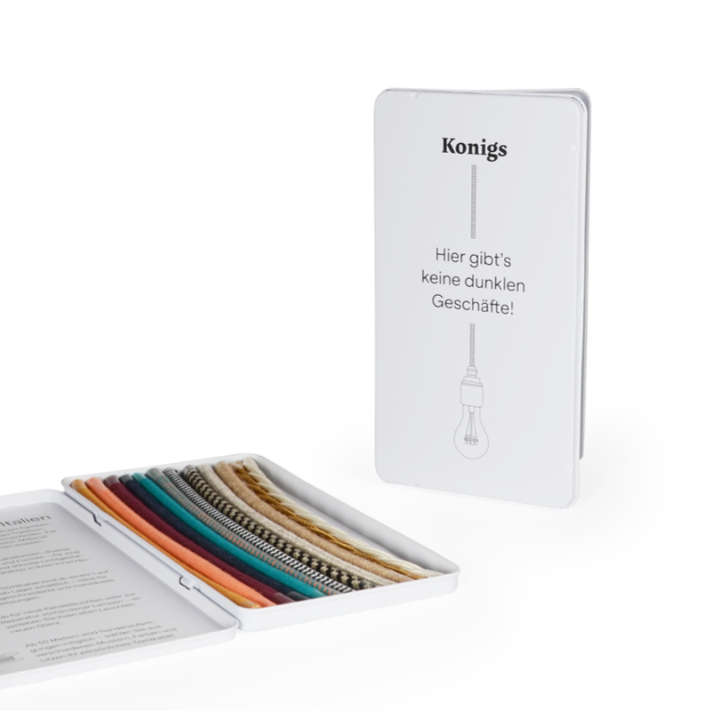 Kabelmusterbox Metall | Konigs