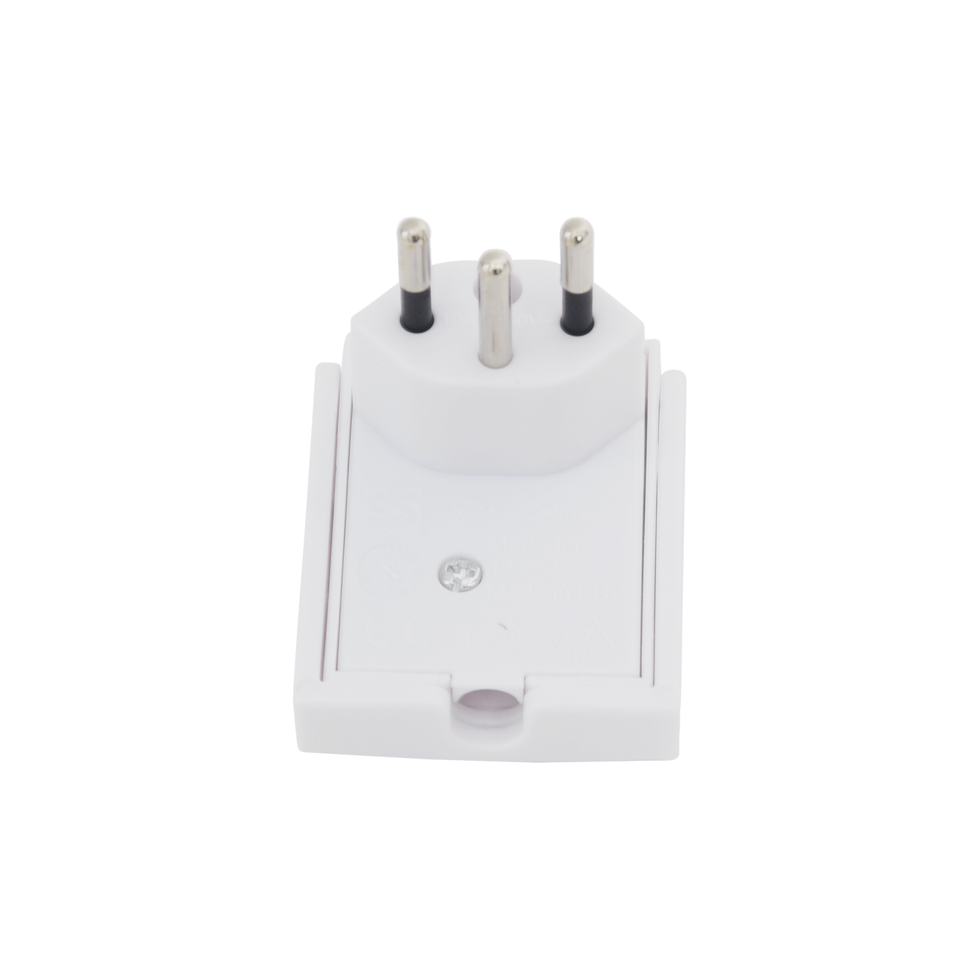 Flachwinkelstecker Skate T12 90° Weiss