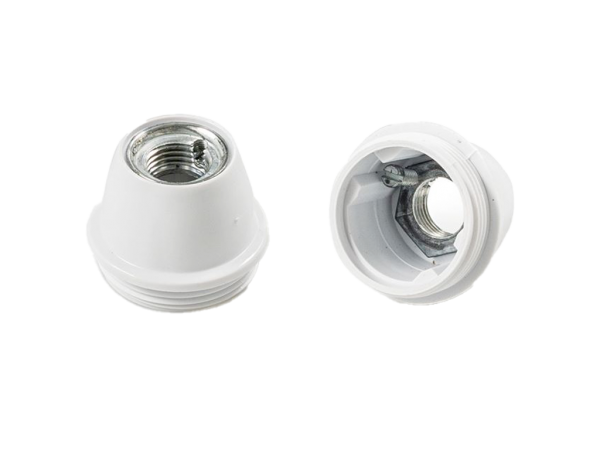 Dome E14 Kunststoff weiss