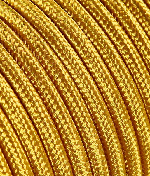 Textilkabel mit Tragorgan gold TO68, 3 x 0,75mm²