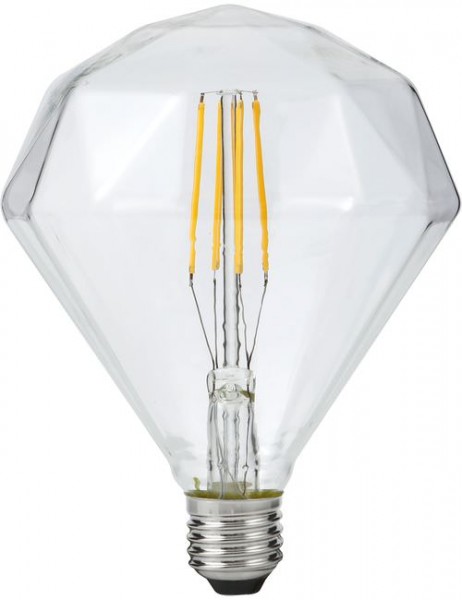 LED E27 Filament Diamond Klar Dimmbar