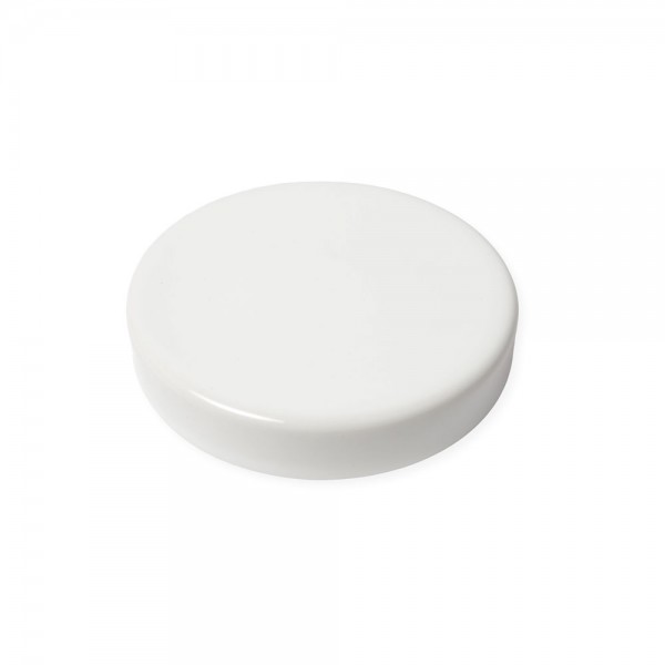Porzellan Blinddeckel mit Sollbruchstellen Piatto Fondo Weiss