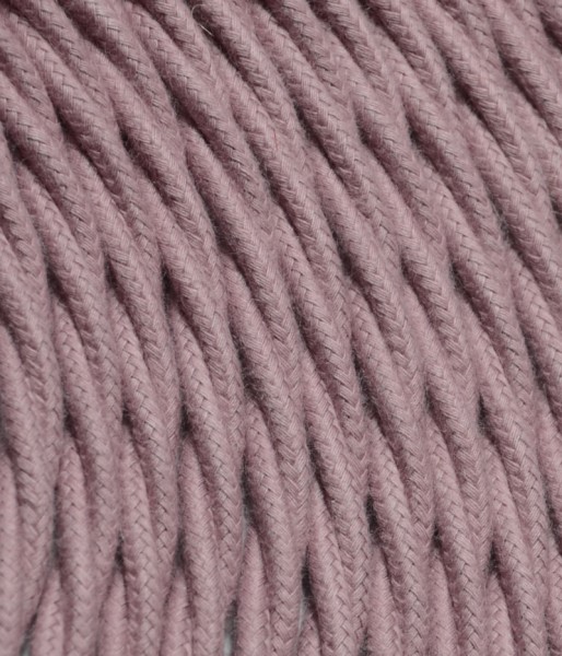 Textilkabel lavendel verdrillt TR435, 3 x 0,75mm²