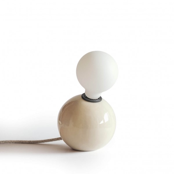 Keramik Tischlampe Antares E27 - clay | atelier mond