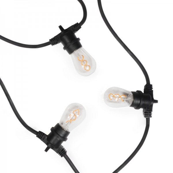 E27 Solarlichterkette 10m IP65 | Konigs