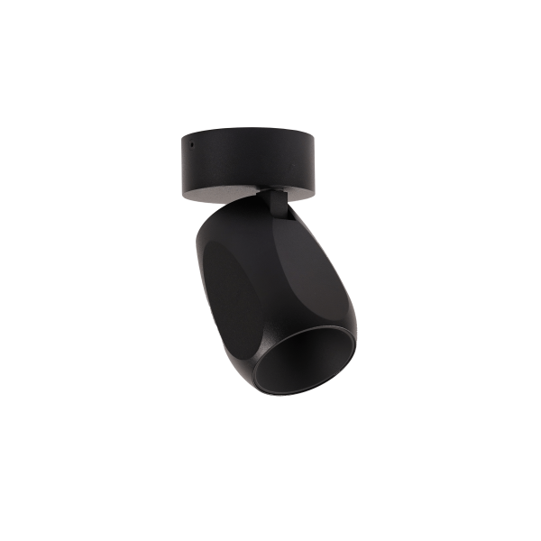 Wand- und Deckenleuchte Facet W70 Schwarz | Antidark