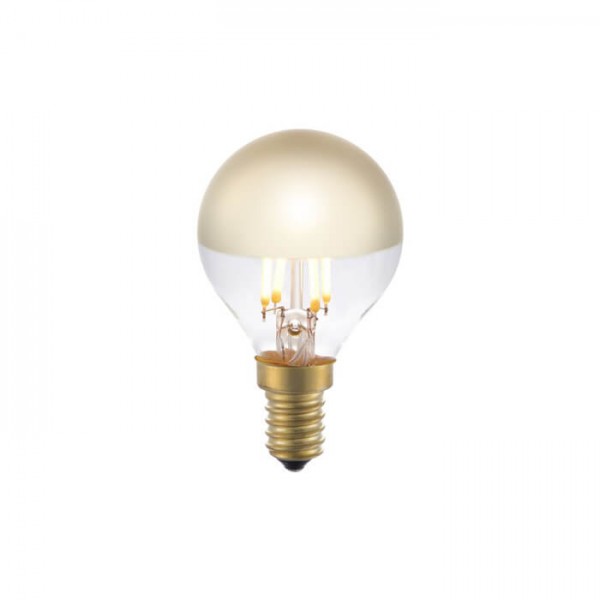 LED Ball Spiegelkopf gold 4W 250lm E14
