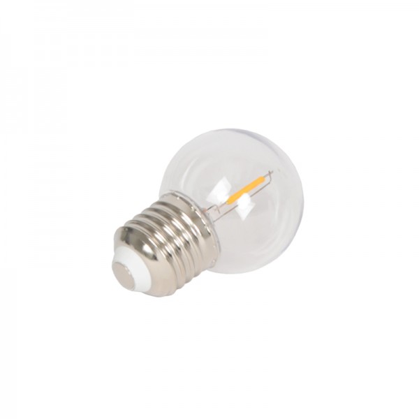 LED Filament Bulb 0,5W E27 "Golfball" Polycarbonat - G45