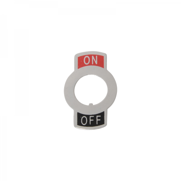 Switch On/Off Schild
