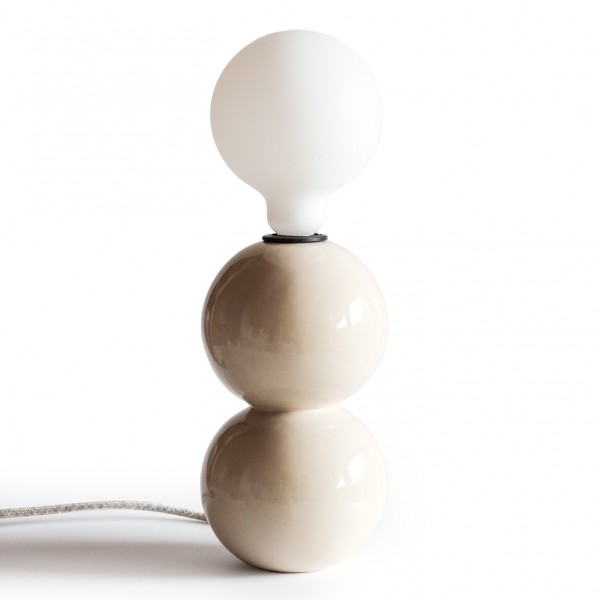 Keramik Tischlampe Astra M E27 - clay | atelier mond