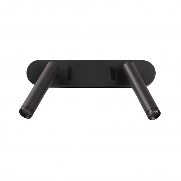 Wand- und Deckenleuchte Point Schwarz | Antidark