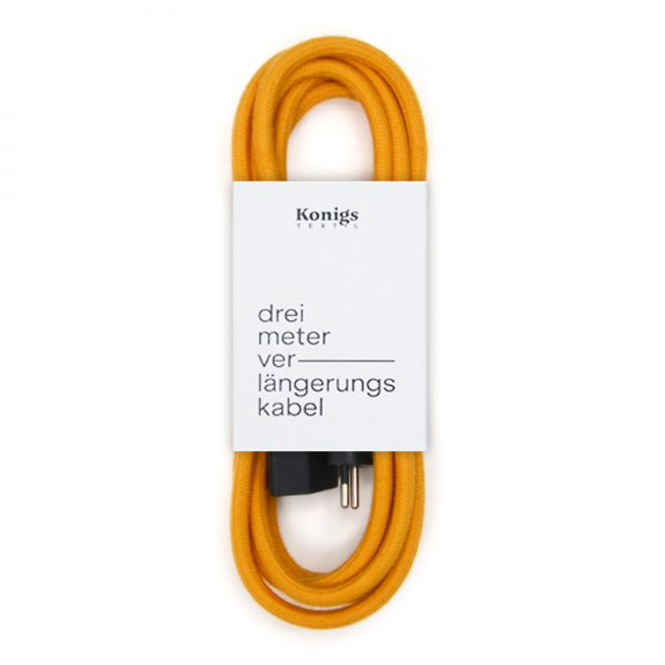 Verlängerungskabel Textil Caramel TO432