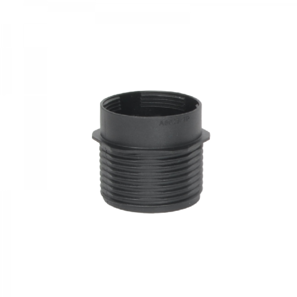 Outer Shell E27 mit Anschlag Kunststoff schwarz matt