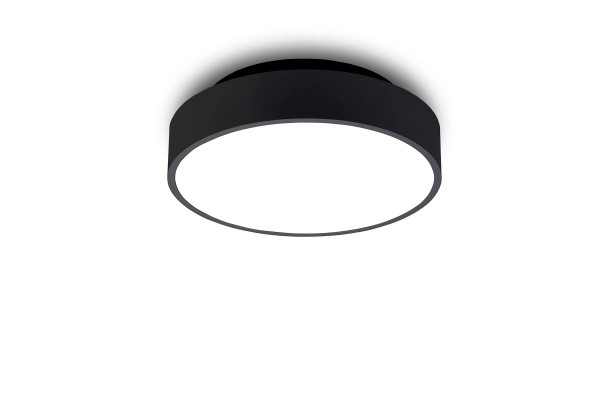 Wand- und Deckenleuchte Luna Plafond C260 Schwarz | Antidark