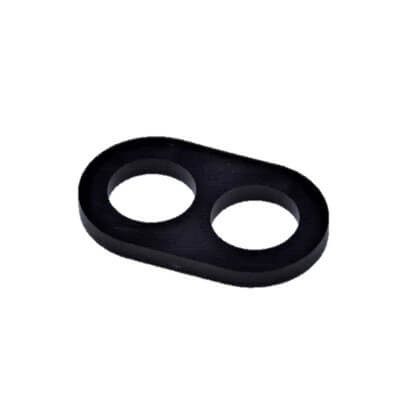 Zweiloch Aufhängung schwarz