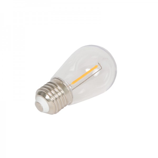 LED Filament Bulb 0,5W E27 Polycarbonat - S14