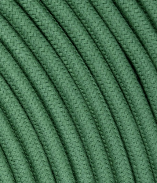 Textilkabel blattgrün "Verdino" TO433, 3 x 0,75mm²