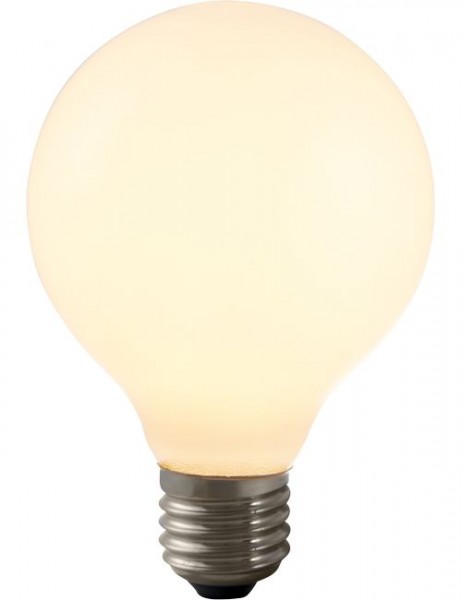 LED E27 Filament Globe G80 230V 330Lm 4W 2500K Opal Dimmbar