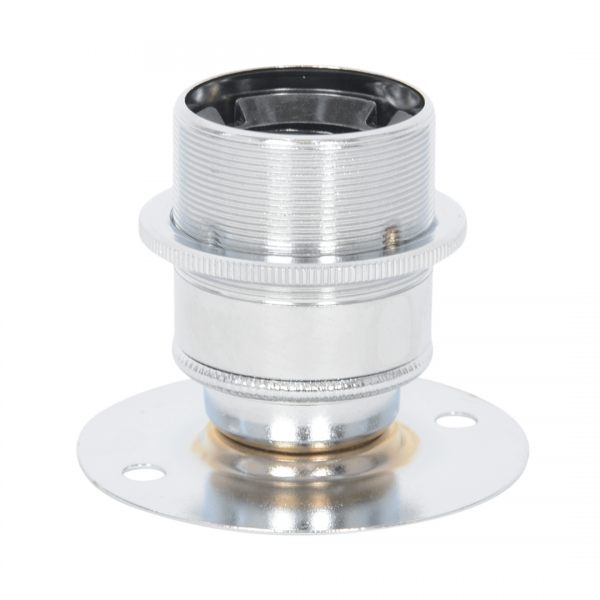 Aufbaufassung E27 Chrom inkl. Stellring