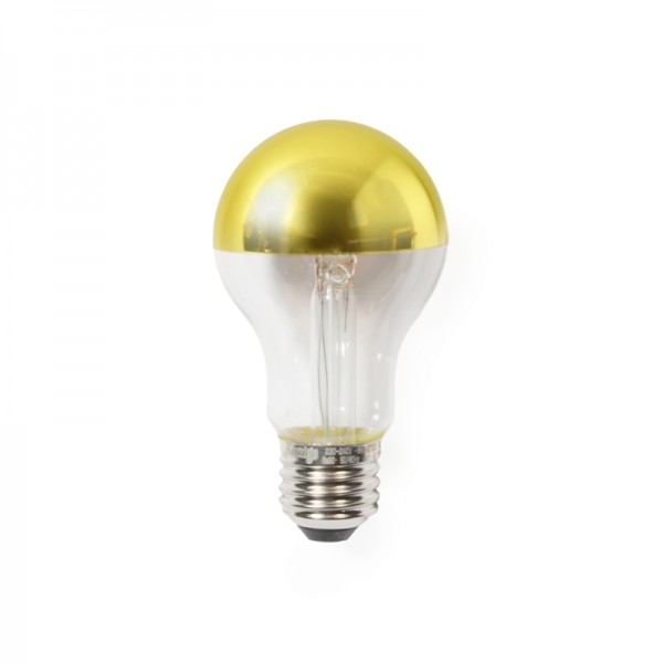 LED Spiegelkopf Gold A60 8W E27 | Konigs