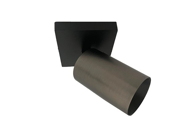 Wand- und Deckenleuchte SpotOn 1GU10 schwarz/ titanium | Antidark