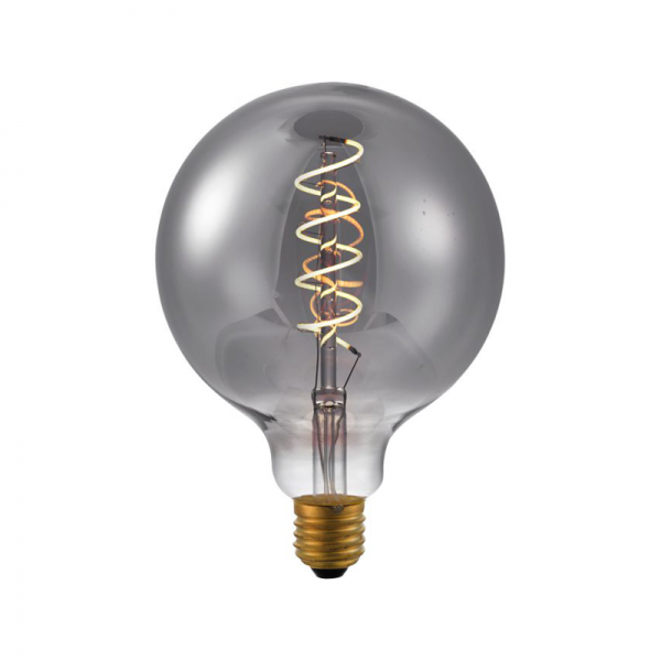 LED E27 Filament Flex AX Globe G125 230V 150Lm 4.5W 2200K Smoke Dimmbar