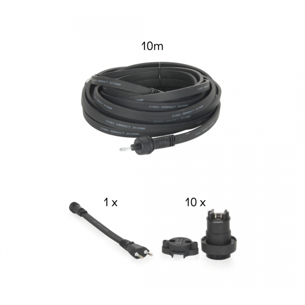 10m Illu-Lichterketten-Bausatz