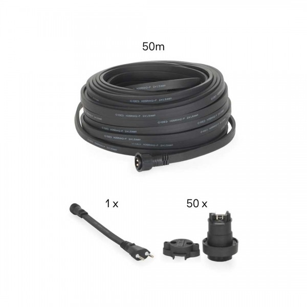 50m Illu-Lichterketten-Bausatz