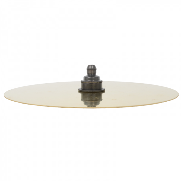 Lampenschirm Disc Messing roh