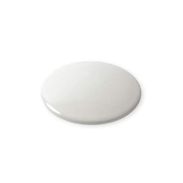 Porzellan Blinddeckel Piatto Curvato Weiss