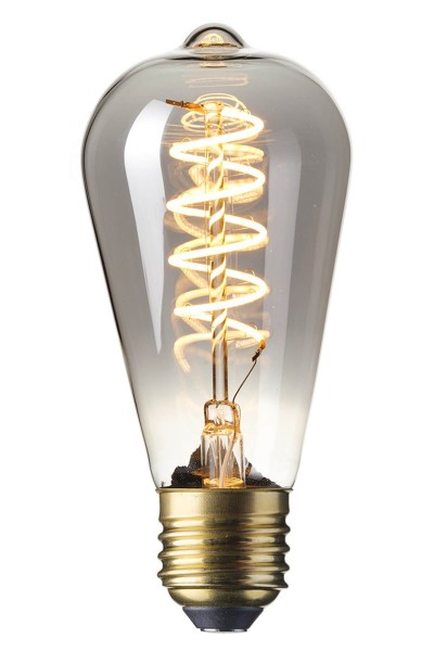 SALE | LED Flex Filament ST64 Titanium 4W 1800K 136lm E27 | Calex