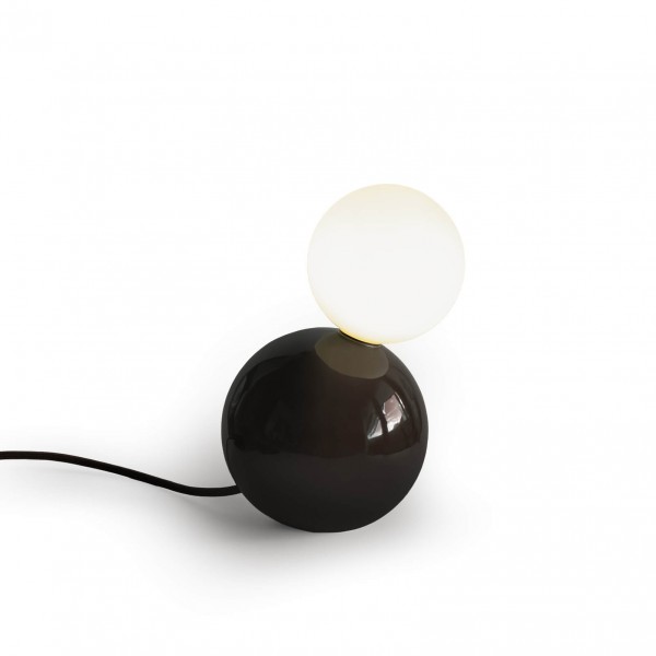 Keramik Tischlampe Antares - ash | atelier mond