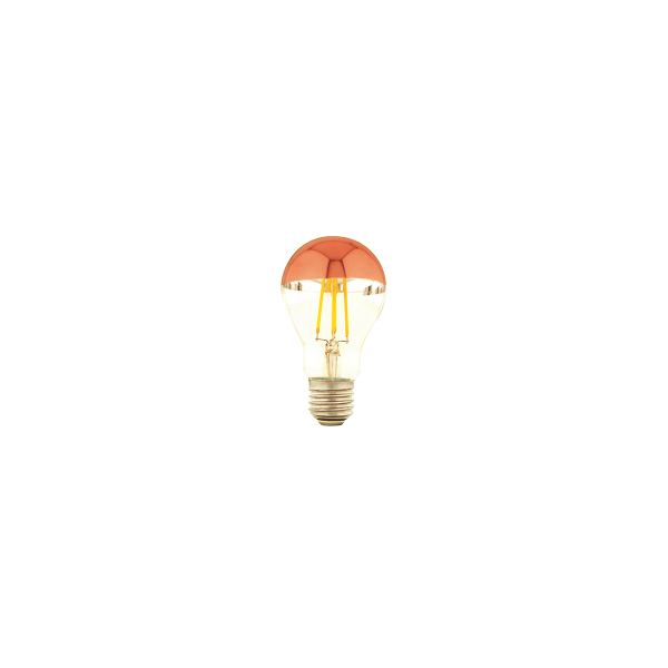 LED A60 Spiegelkopf 7W E27 Kupfer