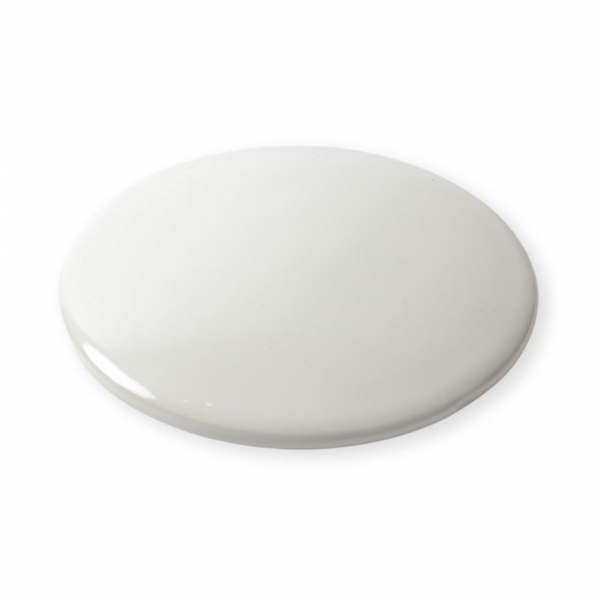 Porzellan Blinddeckel Piatto Curvato Weiss