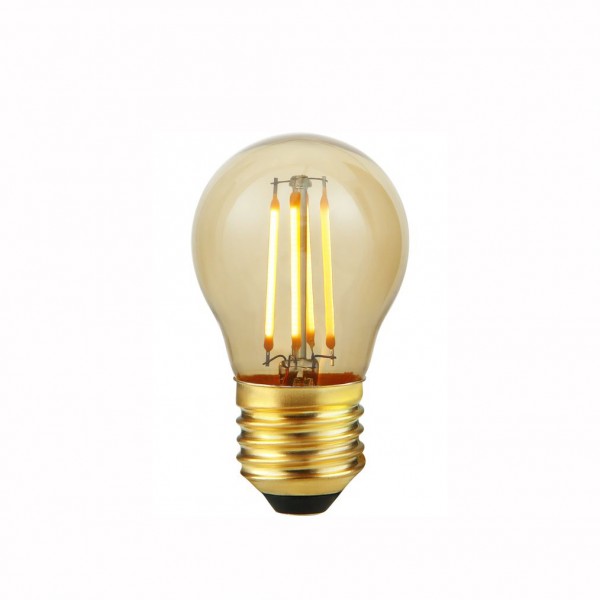 LED Filament Ball G45 Gold 4W 2200K 250lm E27