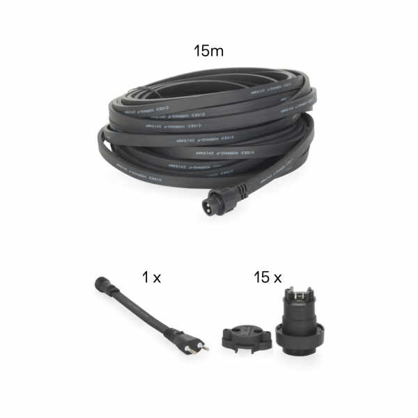 15m Illu-Lichterketten-Bausatz