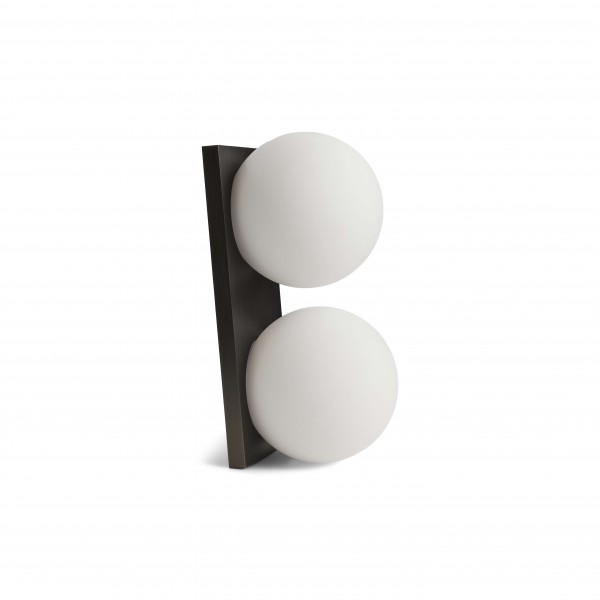 Wand- und Deckenleuchte Palla Double Titanium| Antidark