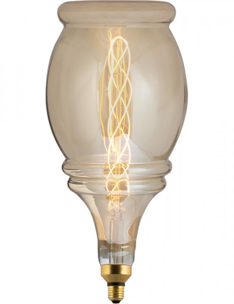 LED E27 Filament XXL Flex Bell 225x480mm 230V 250Lm 6W 2000K Gold Dimmbar