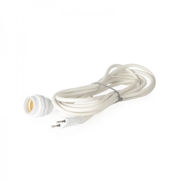 IP65 Outdoor Lampenpendel weiss 5m einzeln