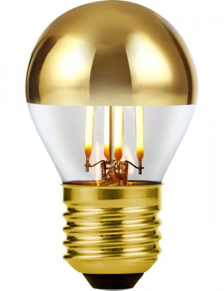 LED Ball Spiegelkopf gold 4W 250lm E27