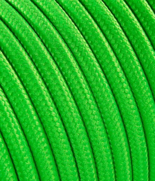 Textilkabel neon-grün TO67, 3 x 0,75mm²
