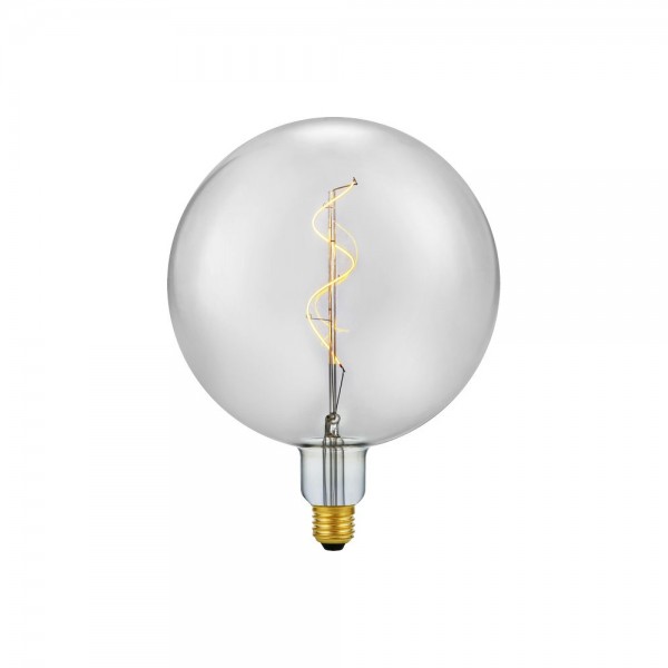 LED E27 Slim Flex Filament Globe G200x261mm 230V 470Lm 5.5W 2200K Smoke Dimmbar