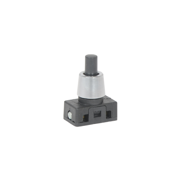 Druckschalter M10x1 schwarz, 2A 250V