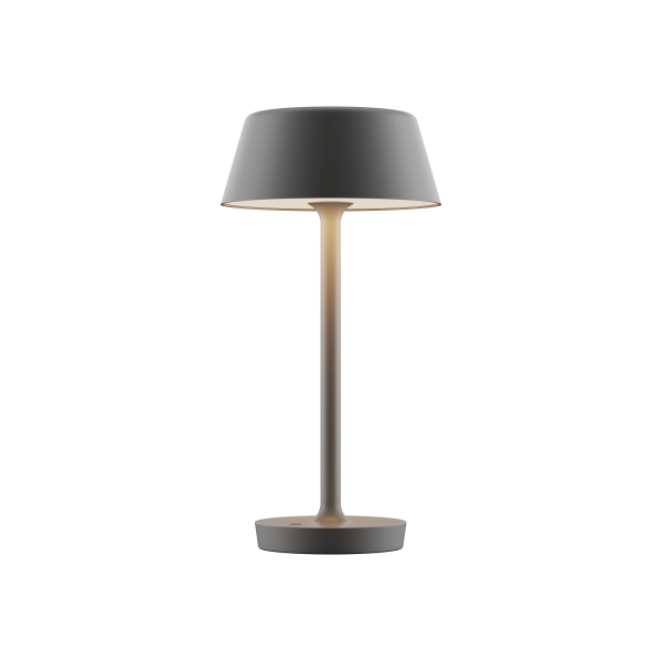 Tischleuchte Companion Big T2 Matt Grau | Antidark